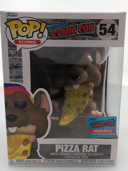 Funko POP! Icons Pizza Rat (NYCC Fall Convention 2021) #54 Vinyl Figure - (110374)