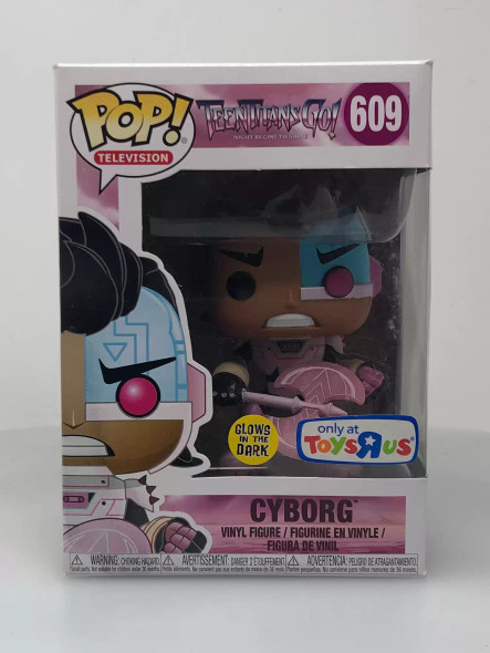 Funko POP! Television DC Teen Titans Go! Cyborg with Axe #609 Vinyl Figure - (110523)