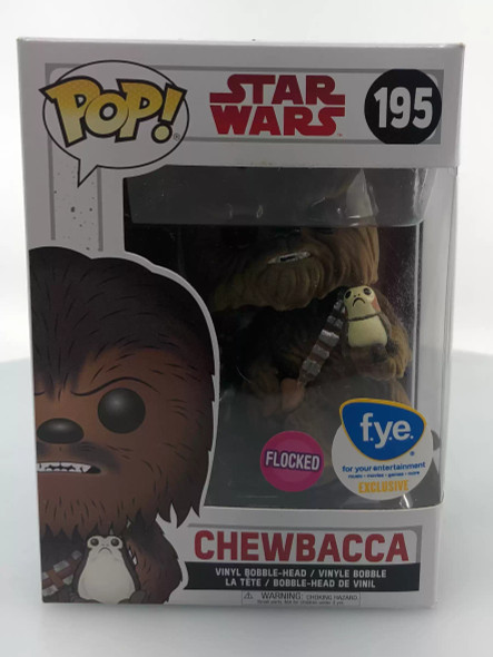 Funko POP! Star Wars The Last Jedi Chewbacca with Porgs (Flocked) #195 - (110223)