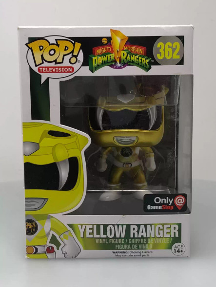 Funko POP! Television Power Rangers Yellow Ranger (Metallic) #362 Vinyl Figure - (111840)