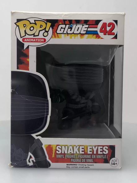Funko POP! Retro Toys G.I. Joe Snake Eyes #42 Vinyl Figure - (112626)