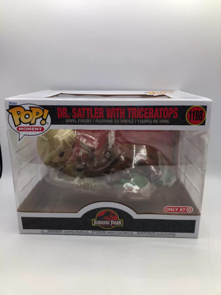 Funko POP! Movies Jurassic Park Dr. Sattler with Triceratops #1198 Vinyl Figure - (112668)