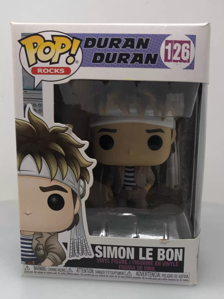 Funko POP! Rocks Duran Duran Simon Le Bon #126 Vinyl Figure - (111197)