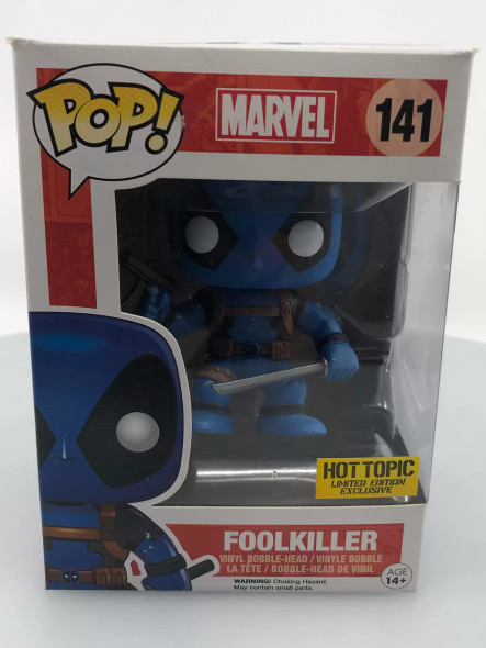 Funko POP! Marvel Deadpool Foolkiler (Blue) #141 Vinyl Figure - (111463)