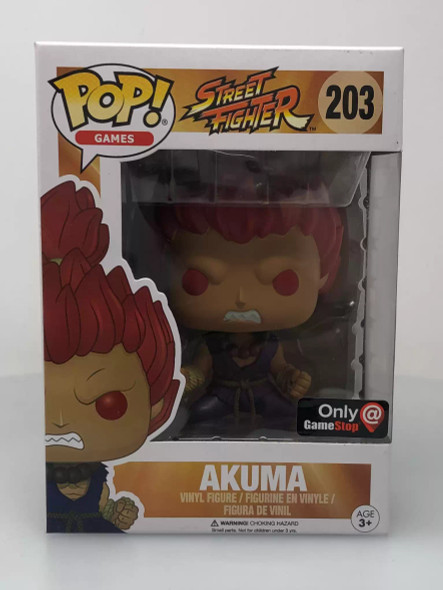 Funko POP! Games Street Fighter Akuma #203 Vinyl Figure - (112227)