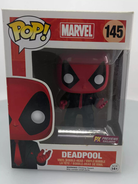 Funko POP! Marvel Deadpool in Suit and Tie #145 Vinyl Figure - (111672)