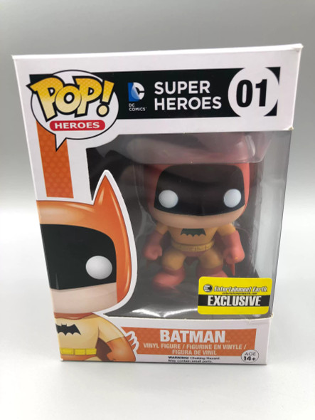 Funko POP! Heroes (DC Comics) DC Super Heroes Batman (Orange) #1 Vinyl Figure - (117406)