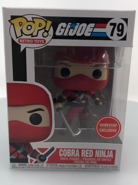 Funko POP! Retro Toys G.I. Joe Cobra Red Ninja #79 Vinyl Figure - (111237)