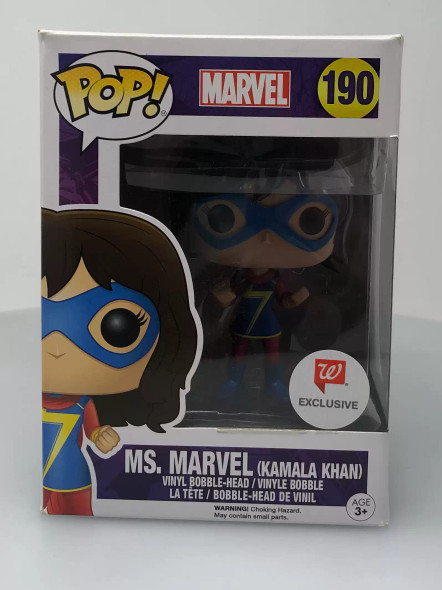 Funko POP! Ms. Marvel (Kamala Khan) #190 Vinyl Figure - (117097)