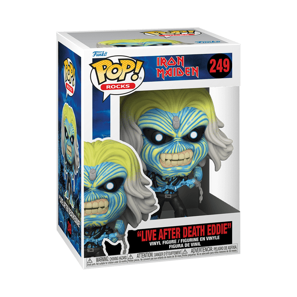 Funko POP! Rocks Iron Maiden Live After Death Eddie #249 Vinyl Figure