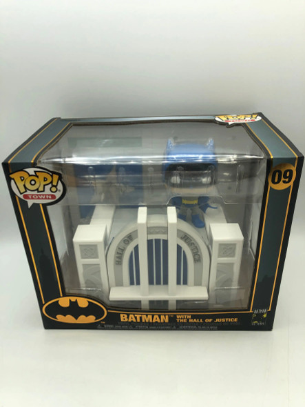 Funko POP! Heroes (DC Comics) Batman with the Hall of Justice #9 Vinyl Figure - (115287)