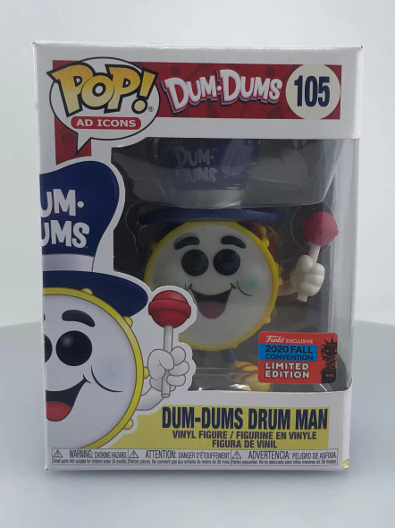 Funko POP! Ad Icons Dum-Dums Drum Man #105 Vinyl Figure - (116594)