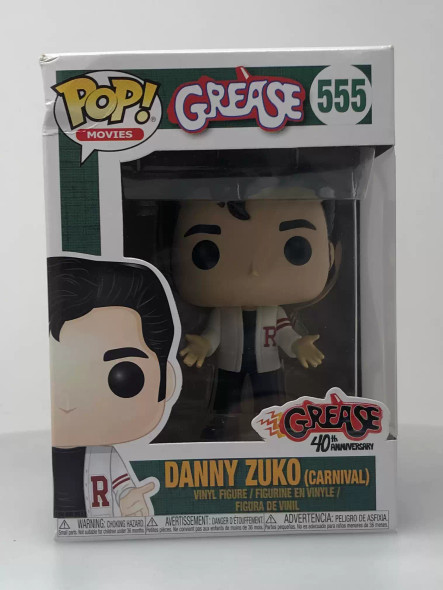 Funko POP! Movies Grease Danny Zuko in Sweater #555 Vinyl Figure - (116203)