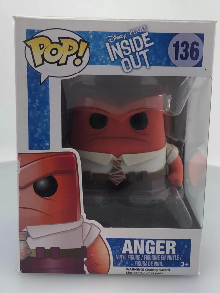 Funko POP! Disney Pixar Inside Out Anger #136 Vinyl Figure - (116231)