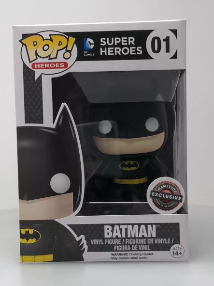 Funko POP! Heroes (DC Comics) DC Super Heroes Batman (Black) #1 Vinyl Figure - (116249)