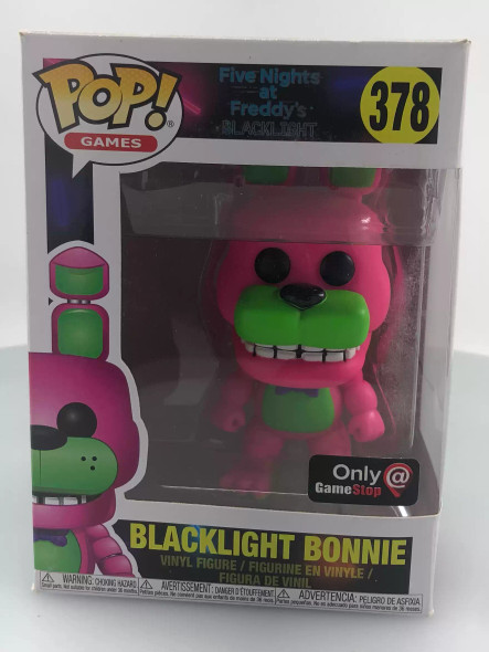 Funko POP! Games Five Nights at Freddy's Bonnie the Rabbit (Blacklight) #378 - (115676)