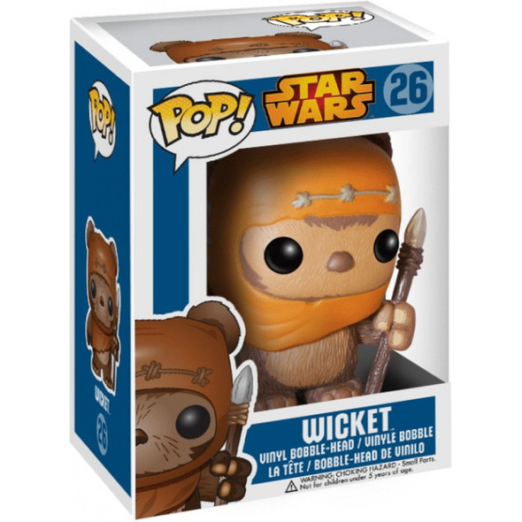 Funko POP! Star Wars Blue Box Wicket #26 Vinyl Figure