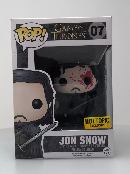 Funko POP! Television Game of Thrones Jon Snow (Bloody) #7 Vinyl Figure - (116148)