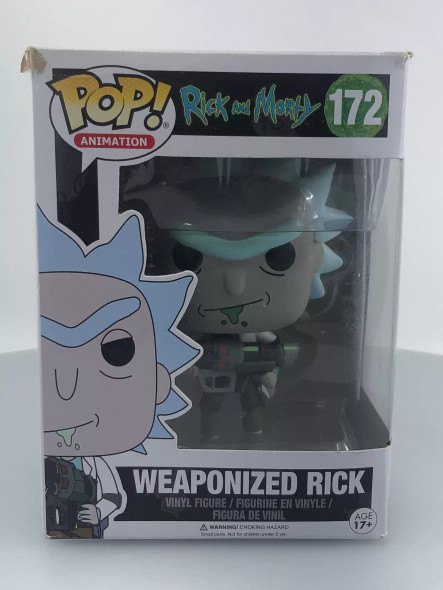 Funko POP! Animation Rick and Morty Weaponized Rick #172 Vinyl Figure - (116067)