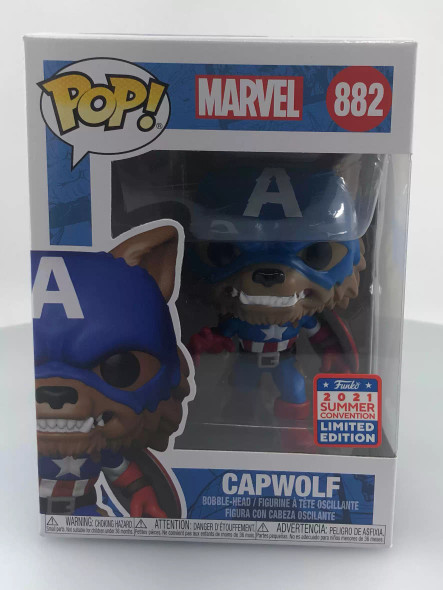 Funko POP! Marvel Captain America Capwolf #882 Vinyl Figure - (115426)