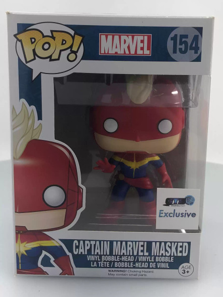 Funko POP! Captain Marvel (Masked) #154 Vinyl Figure - (115407)