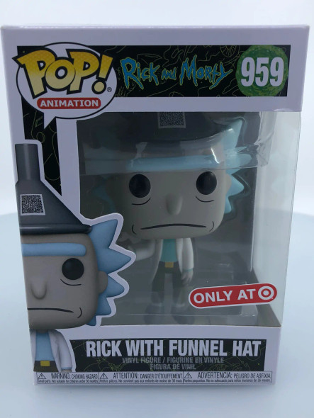 Funko POP! Animation Rick and Morty Rick with Funnel Hat #959 Vinyl Figure - (141027)