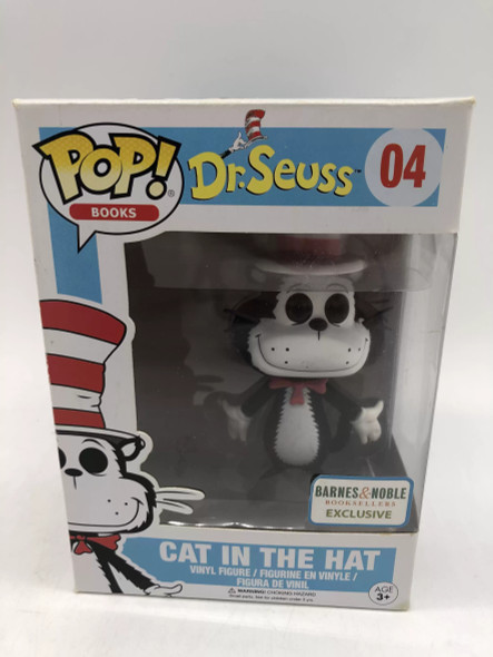 Funko POP! Books Dr. Seuss Cat in the Hat (Flocked) #4 Vinyl Figure - (51087)