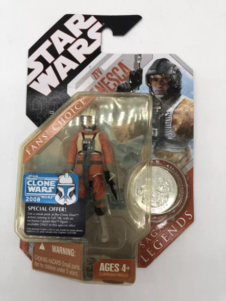 Star Wars 30th Anniversary Basic Figures Zev Senesca (Silver Coin) Action Figure - (48174)