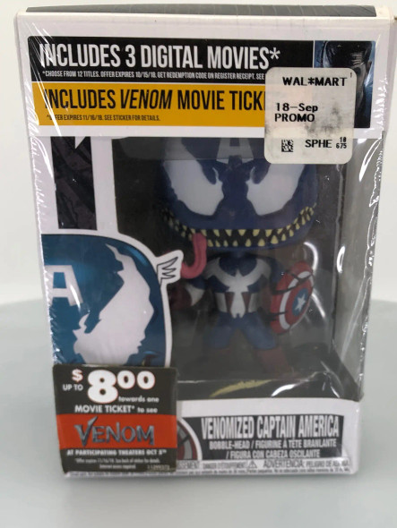 Funko POP! Marvel Venomized Captain America #364 Vinyl Figure - (162306)