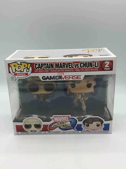 Funko POP! Games Marvel vs. Capcom Captain Marvel vs Chun-Li Vinyl Figure - (57318)