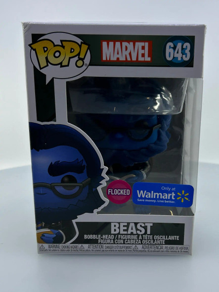 Funko POP! Marvel X-Men Movies Beast (Flocked) #643 Walmart Exclusive - (175613)