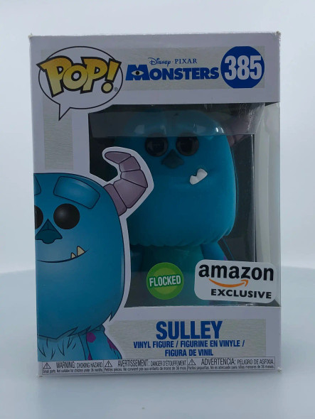 Funko POP! Disney Pixar Monsters, Inc. Sulley (Flocked) #385 Amazon Exclusive - (126592)
