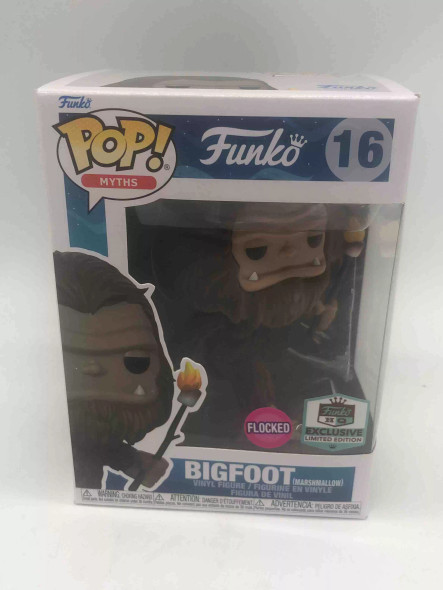 Funko POP! Funko Myths Bigfoot with Marshallow (Flocked) #16 Vinyl Figure - (57445)