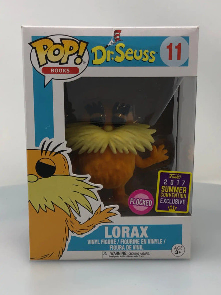 Funko POP! Books Dr. Seuss The Lorax (Flocked) #11 Barnes & Noble Exclusive - (177830)