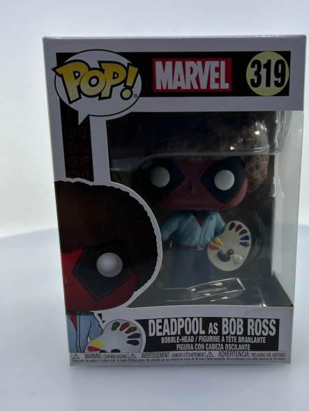 Funko POP! Marvel Deadpool as Bob Ross #319 Vinyl Figure - (185149)