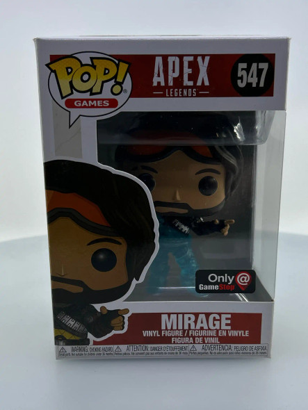 Funko POP! Games Apex Legends Mirage (Translucent) #547 Vinyl Figure - (185126)