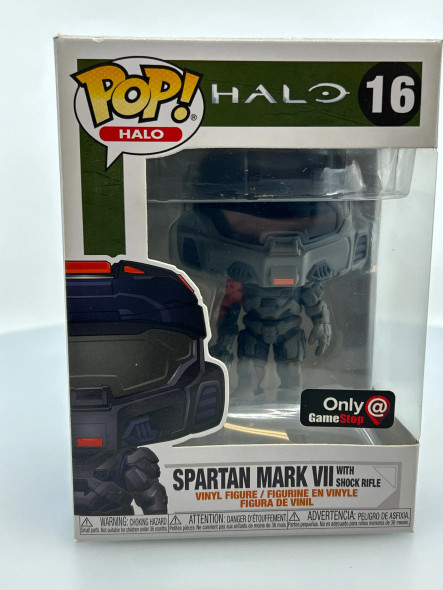 Funko POP! Games Halo Spartan Mark VII with Shock Rifle #16 GameStop Exclusive - (189461)