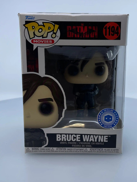 Funko POP! Movies DC The Batman Bruce Wayne #1194 Pop in a Box Exclusive - (189673)