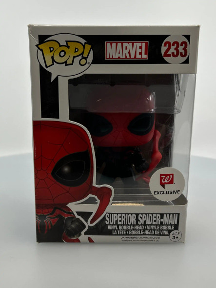 Funko POP! Marvel Spider-Man (Superior) #233 Walgreens Exclusive Vinyl Figure - (188612)