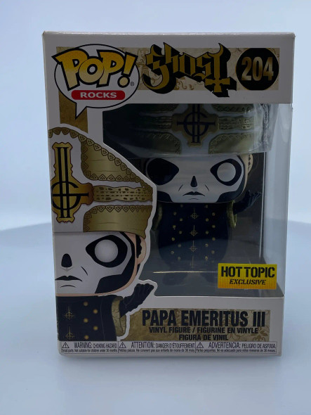 Funko POP! Rocks Ghost Papa Emeritus III #204 Hot Topic Exclusive Vinyl Figure - (189749)