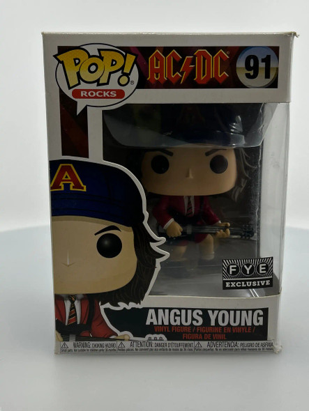 Funko POP! Rocks AC/DC Angus Young (Red Jacket) #91 FYE Exclusive Vinyl Figure - (189744)