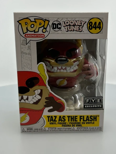 Funko POP! Animation Looney Tunes Taz as the Flash #844 FYE Exclusive - (190981)