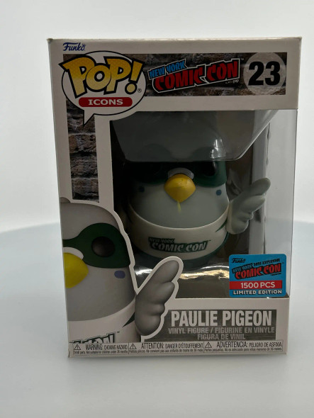 Funko POP! Icons NYCC Paulie Pigeon #23 New York Comic Con Exclusive - (190976)