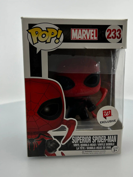 Funko POP! Marvel Spider-Man (Superior) #233 Walgreens Exclusive Vinyl Figure - (191263)
