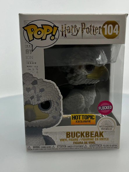 Funko POP! Harry Potter Buckbeak (Flocked) #104 Hot Topic Exclusive Vinyl Figure - (191277)