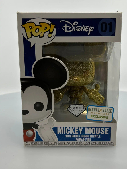 Mickey Mouse (Gold & Diamond Glitter) #1 - (191503)
