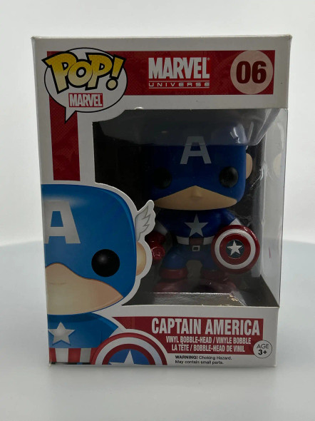 Funko POP! Marvel Captain America #6 Vinyl Figure - (191486)