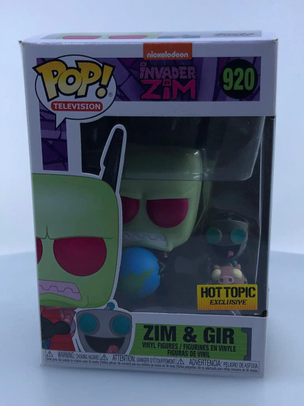 Funko POP! Television Animation Invader Zim Zim & Gir #920 Hot Topic Exclusive - (192280)
