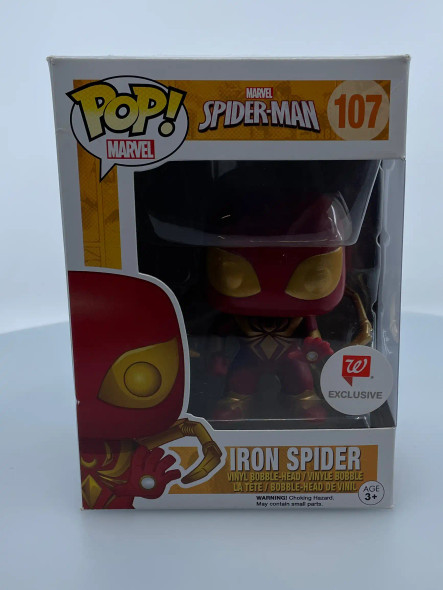 Funko POP! Marvel Spider-Man Iron Spider #107 Walgreens Exclusive Vinyl Figure - (192483)