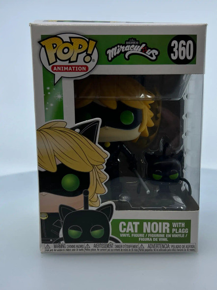 Funko POP! Animation Miraculous Cat Noir with Plagg #360 Vinyl Figure - (192866)